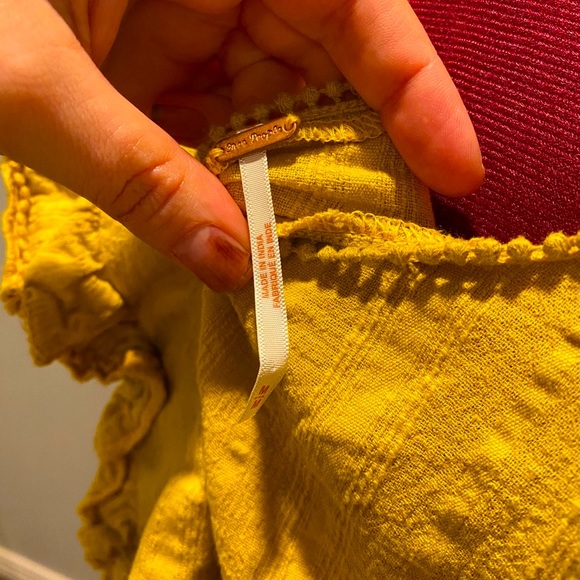 Free people cropped bohemian blouse - Picture 5 of 7